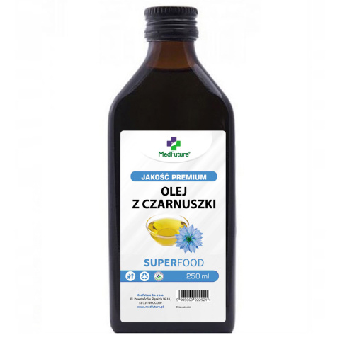 MedFuture, olej z czarnuszki 250 ml. zdjęcie 1